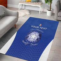 Italy Rugby Custom Area Rug Go Gli Azzurri - Wonder Print Shop