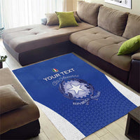 Italy Rugby Custom Area Rug Go Gli Azzurri - Wonder Print Shop
