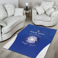 Italy Rugby Custom Area Rug Go Gli Azzurri - Wonder Print Shop