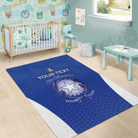 Italy Rugby Custom Area Rug Go Gli Azzurri - Wonder Print Shop