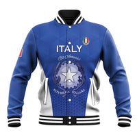 Italy Rugby Custom Baseball Jacket Go Gli Azzurri - Wonder Print Shop