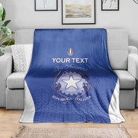 Italy Rugby Custom Blanket Go Gli Azzurri - Wonder Print Shop