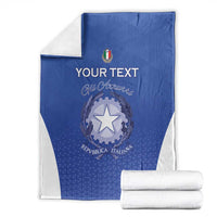 Italy Rugby Custom Blanket Go Gli Azzurri - Wonder Print Shop