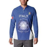 Italy Rugby Custom Button Sweatshirt Go Gli Azzurri - Wonder Print Shop