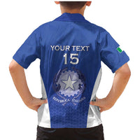 Italy Rugby Custom Family Matching Mermaid Dress and Hawaiian Shirt Go Gli Azzurri - Wonder Print Shop