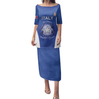 Italy Rugby Custom Family Matching Puletasi and Hawaiian Shirt Go Gli Azzurri - Wonder Print Shop