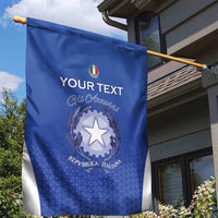 Italy Rugby Custom Garden Flag Go Gli Azzurri - Wonder Print Shop