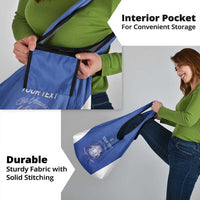 Italy Rugby Custom Grocery Bag Go Gli Azzurri - Wonder Print Shop