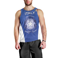Italy Rugby Custom Men Tank Top Go Gli Azzurri - Wonder Print Shop