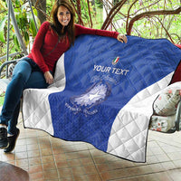 Italy Rugby Custom Quilt Go Gli Azzurri - Wonder Print Shop