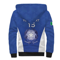 Italy Rugby Custom Sherpa Hoodie Go Gli Azzurri - Wonder Print Shop