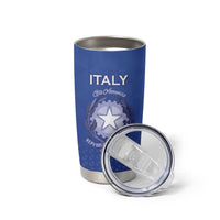 Italy Rugby Custom Tumbler Cup Go Gli Azzurri - Wonder Print Shop