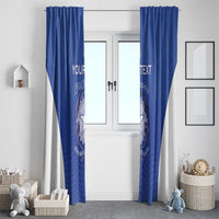 Italy Rugby Custom Window Curtain Go Gli Azzurri - Wonder Print Shop