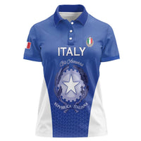 Italy Rugby Custom Women Polo Shirt Go Gli Azzurri - Wonder Print Shop