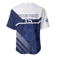 Scotland Rugby Custom Baseball Jersey Come On Thistle - Wonder Print Shop