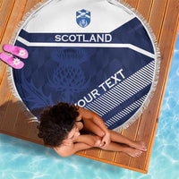 Scotland Rugby Custom Beach Blanket Come On Thistle - Wonder Print Shop