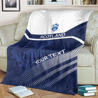 Scotland Rugby Custom Blanket Come On Thistle - Wonder Print Shop