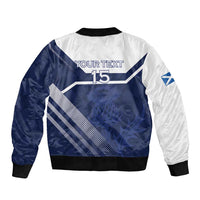 Scotland Rugby Custom Bomber Jacket Come On Thistle - Wonder Print Shop