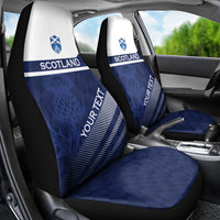 Scotland Rugby Custom Car Seat Cover Come On Thistle - Wonder Print Shop