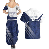 Scotland Rugby Custom Couples Matching Summer Maxi Dress and Hawaiian Shirt Come On Thistle - Wonder Print Shop