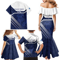 Scotland Rugby Custom Family Matching Mermaid Dress and Hawaiian Shirt Come On Thistle - Wonder Print Shop