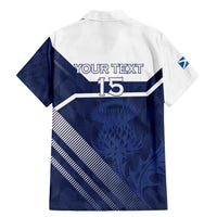 Scotland Rugby Custom Family Matching Mermaid Dress and Hawaiian Shirt Come On Thistle - Wonder Print Shop