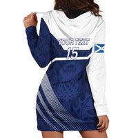 Scotland Rugby Custom Hoodie Dress Come On Thistle - Wonder Print Shop