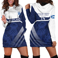 Scotland Rugby Custom Hoodie Dress Come On Thistle - Wonder Print Shop