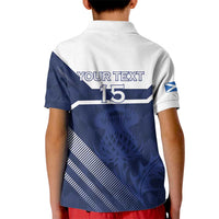 Scotland Rugby Custom Kid Polo Shirt Come On Thistle - Wonder Print Shop