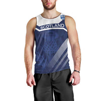 Scotland Rugby Custom Men Tank Top Come On Thistle - Wonder Print Shop