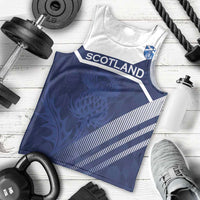 Scotland Rugby Custom Men Tank Top Come On Thistle - Wonder Print Shop