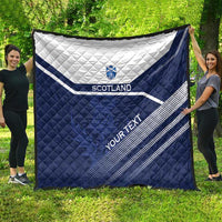 Scotland Rugby Custom Quilt Come On Thistle - Wonder Print Shop
