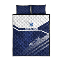 Scotland Rugby Custom Quilt Bed Set Come On Thistle - Wonder Print Shop