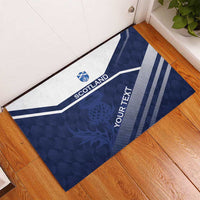 Scotland Rugby Custom Rubber Doormat Come On Thistle - Wonder Print Shop