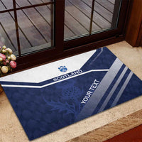 Scotland Rugby Custom Rubber Doormat Come On Thistle - Wonder Print Shop