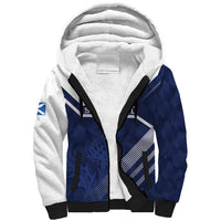 Scotland Rugby Custom Sherpa Hoodie Come On Thistle - Wonder Print Shop