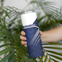Scotland Rugby Custom Skinny Tumbler Come On Thistle - Wonder Print Shop
