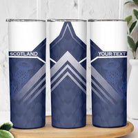 Scotland Rugby Custom Skinny Tumbler Come On Thistle - Wonder Print Shop