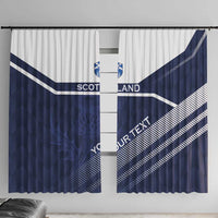 Scotland Rugby Custom Window Curtain Come On Thistle - Wonder Print Shop