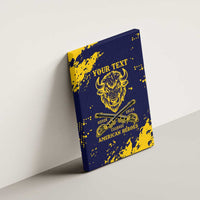 Personalized Bison Buffalo Soldiers Canvas Wall Art American Heroes - Blue Grunge Style - Wonder Print Shop