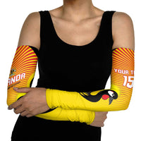 Custom Uganda Cricket Arm Sleeves Go Cricket Cranes Go - Wonder Print Shop