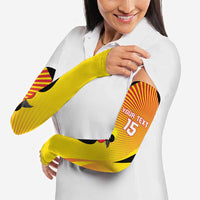 Custom Uganda Cricket Arm Sleeves Go Cricket Cranes Go - Wonder Print Shop