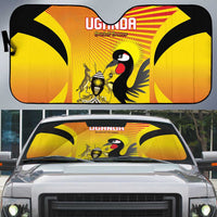Uganda Cricket Auto Sun Shade Go Cricket Cranes Go - Wonder Print Shop