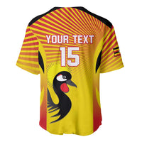Custom Uganda Cricket Baseball Jersey Go Cricket Cranes Go - Wonder Print Shop