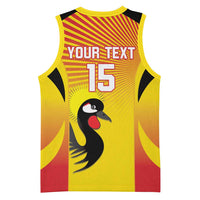 Custom Uganda Cricket Basketball Jersey Go Cricket Cranes Go - Wonder Print Shop
