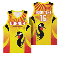 Custom Uganda Cricket Basketball Jersey Go Cricket Cranes Go - Wonder Print Shop