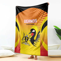 Uganda Cricket Blanket Go Cricket Cranes Go - Wonder Print Shop