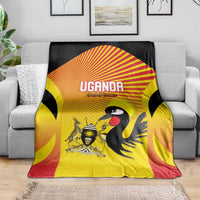 Uganda Cricket Blanket Go Cricket Cranes Go - Wonder Print Shop
