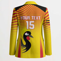 Custom Uganda Cricket Blazer Go Cricket Cranes Go - Wonder Print Shop