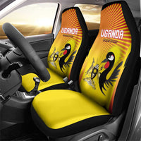 Uganda Cricket Car Seat Cover Go Cricket Cranes Go - Wonder Print Shop